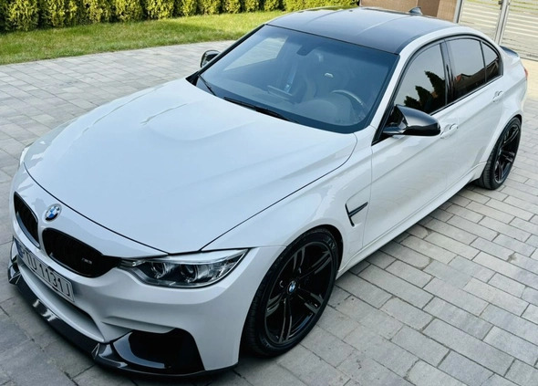 BMW M3 cena 169000 przebieg: 64500, rok produkcji 2016 z Chmielnik małe 781